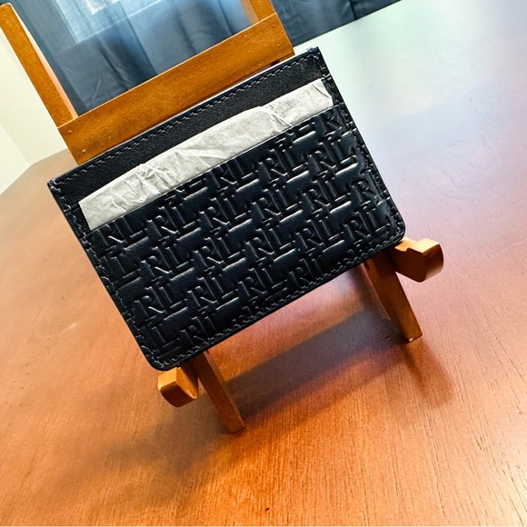 Ralph Lauren Leather Card Case - Picture 2 of 3